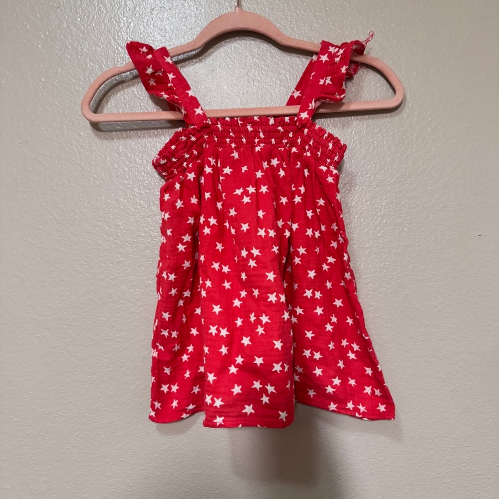 Cat & Jack Red Star Tank Top - Picture 2 of 7